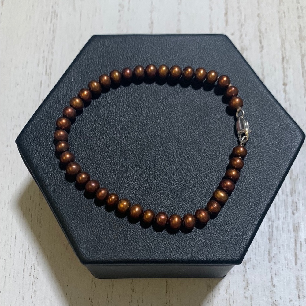 Brown Pearl Bracelet